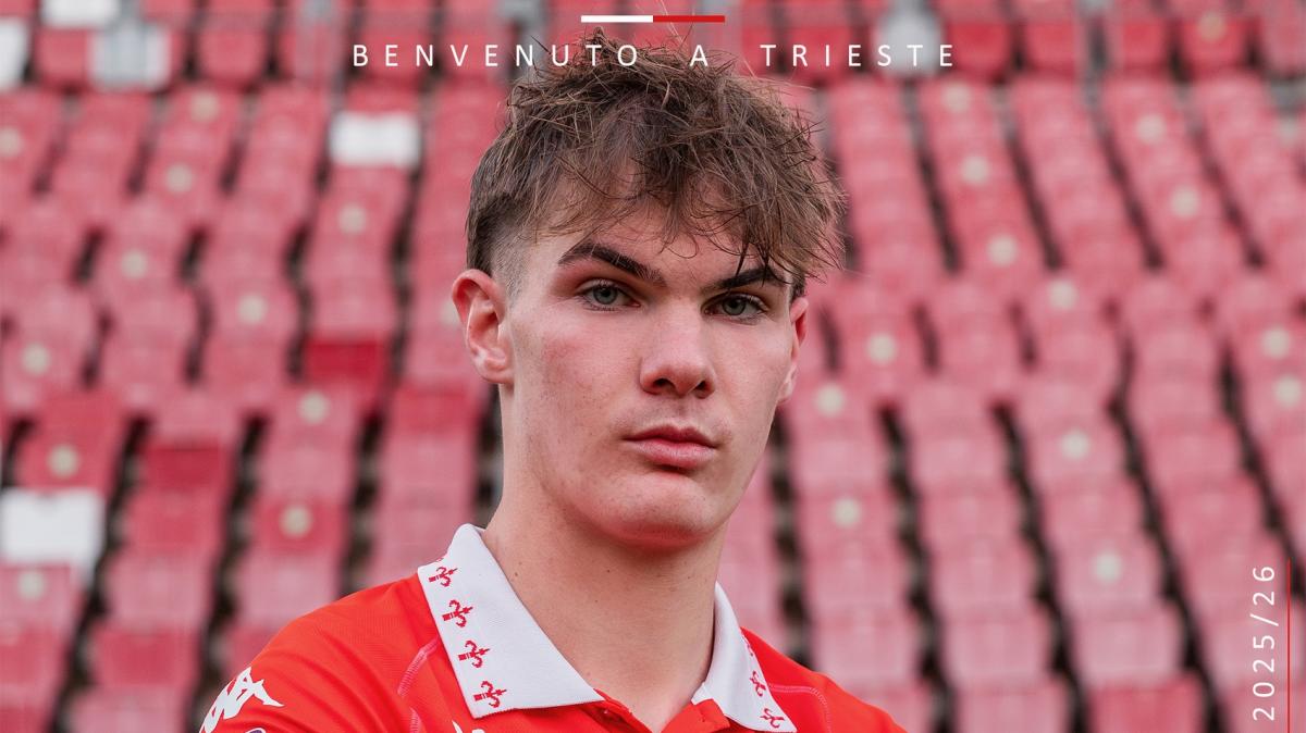 Triestina, colpo "made in USA": ufficiale l'arrivo del talento Hudson Thomas Davis