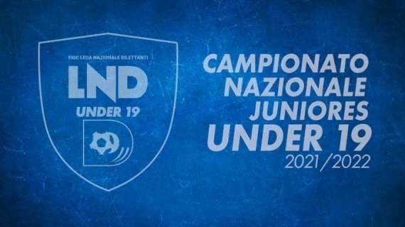 Campionato Juniores Nazionale: il programma gare del 15 aprile 