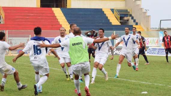 Il Brindisi stende al 90' l'Audace Cerignola. Tre punti d'oro in chiave salvezza