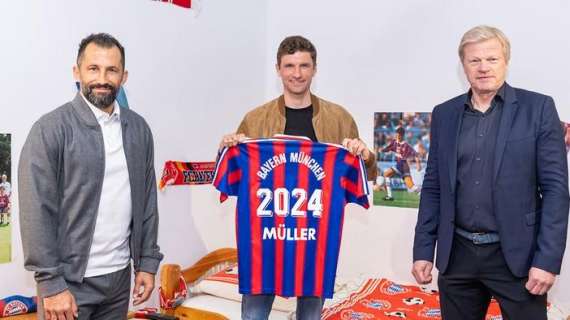 UFFICIALE: Bayern Monaco, rinnovato il contratto di THomas Müller