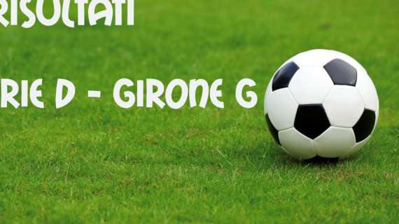 Serie D Girone G 15° turno, risultati e classifica