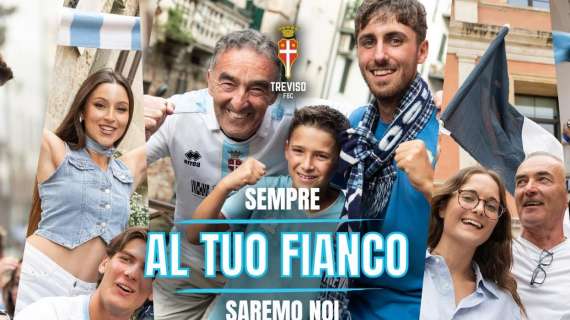 Treviso, "Sempre al tuo fianco saremo noi": al via la campagna abbonamenti