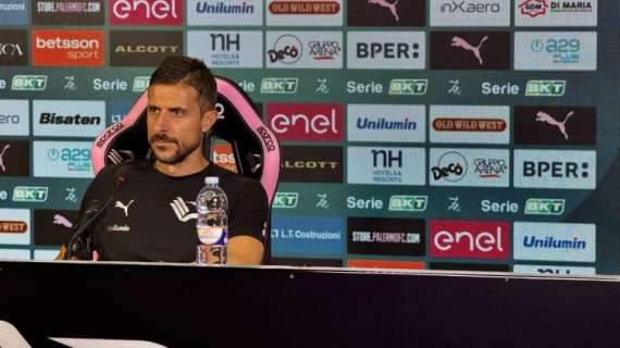 Palermo, mister Dionisi: «Non meritavamo di perdere, ci siamo complicati il cammino»