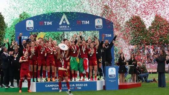 Roma campione d'Italia. Parma retrocesso in Serie B