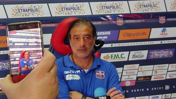 Paternò, mister Catalano: «La Reggina sta mostrando determinazione e aggressività»