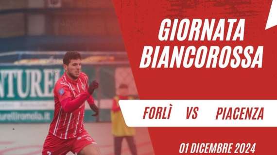 Domenica Forlì-Piacenza sarà giornata biancorossa