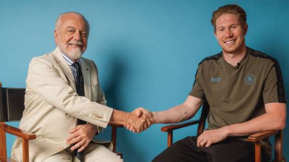 UFFICIALE: De Bruyne sbarca a Napoli. Il colpo dell'estate è realtà