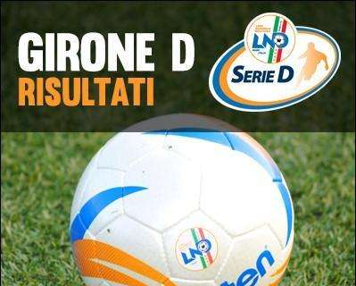 Serie D Girone D 14° turno, risultati e classifica