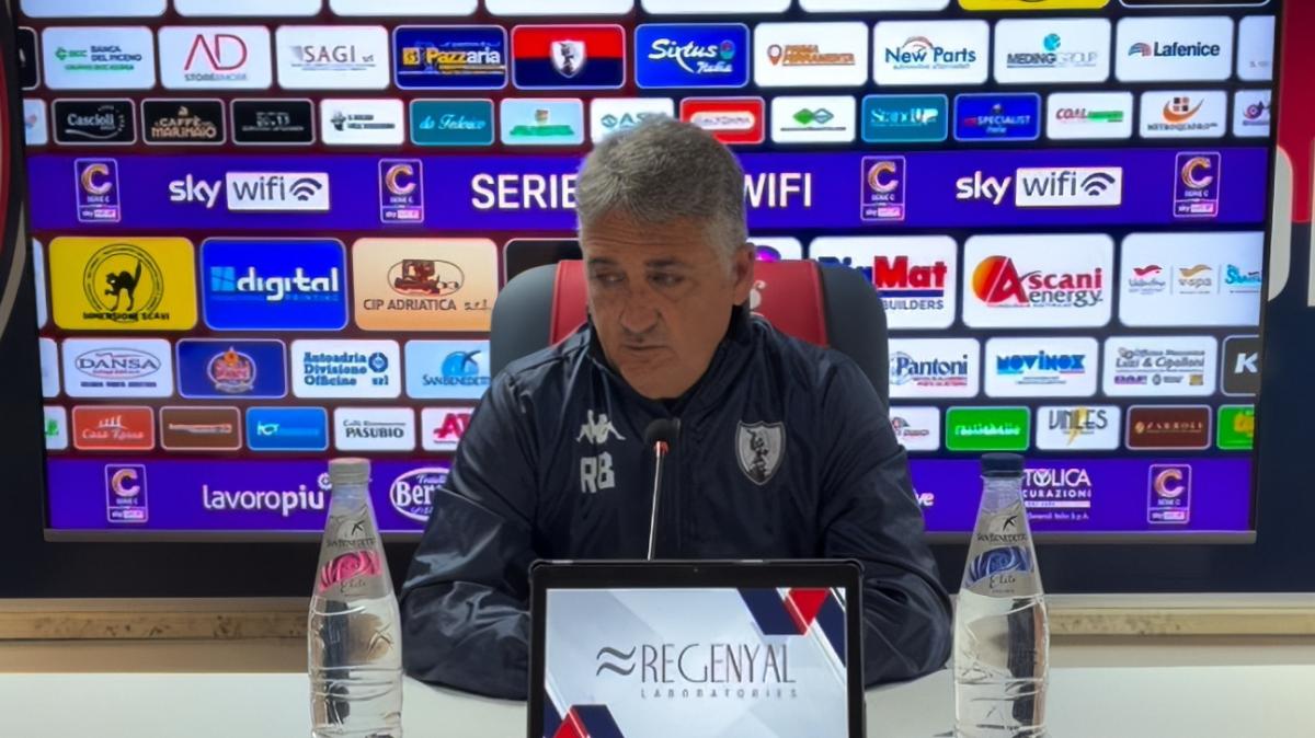 Sambenedettese verso l'Arezzo, Boscaglia: «Partita sporca. VAR in C? Inutile senza telecamere adeguate»