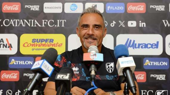 Catania, mister Toscano: «La Casertana è una squadra organizzata, come il Picerno»