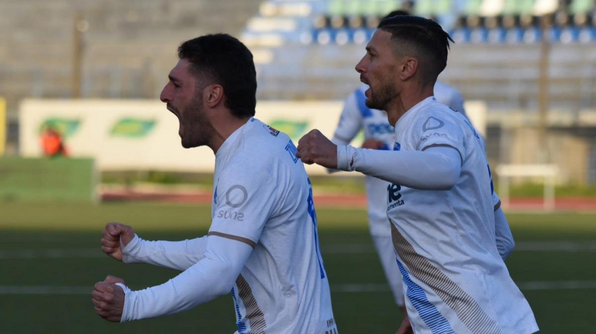 L'Unione Calcio Bisceglie cala il tris: altra vittoria per gli azzurri contro la Polimnia