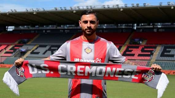 Cremonese, definito l'acquisto di Giuseppe Pezzella