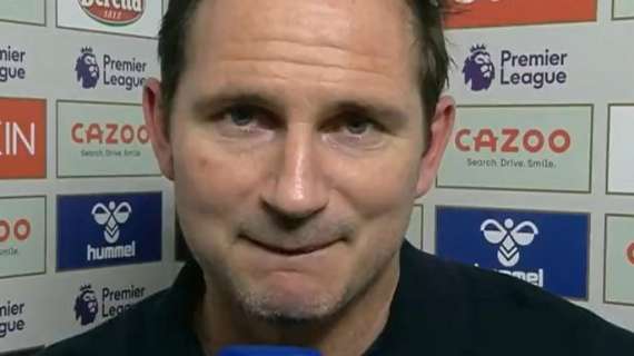 Frank Lampard non è più la guida tecnica dell'Everton