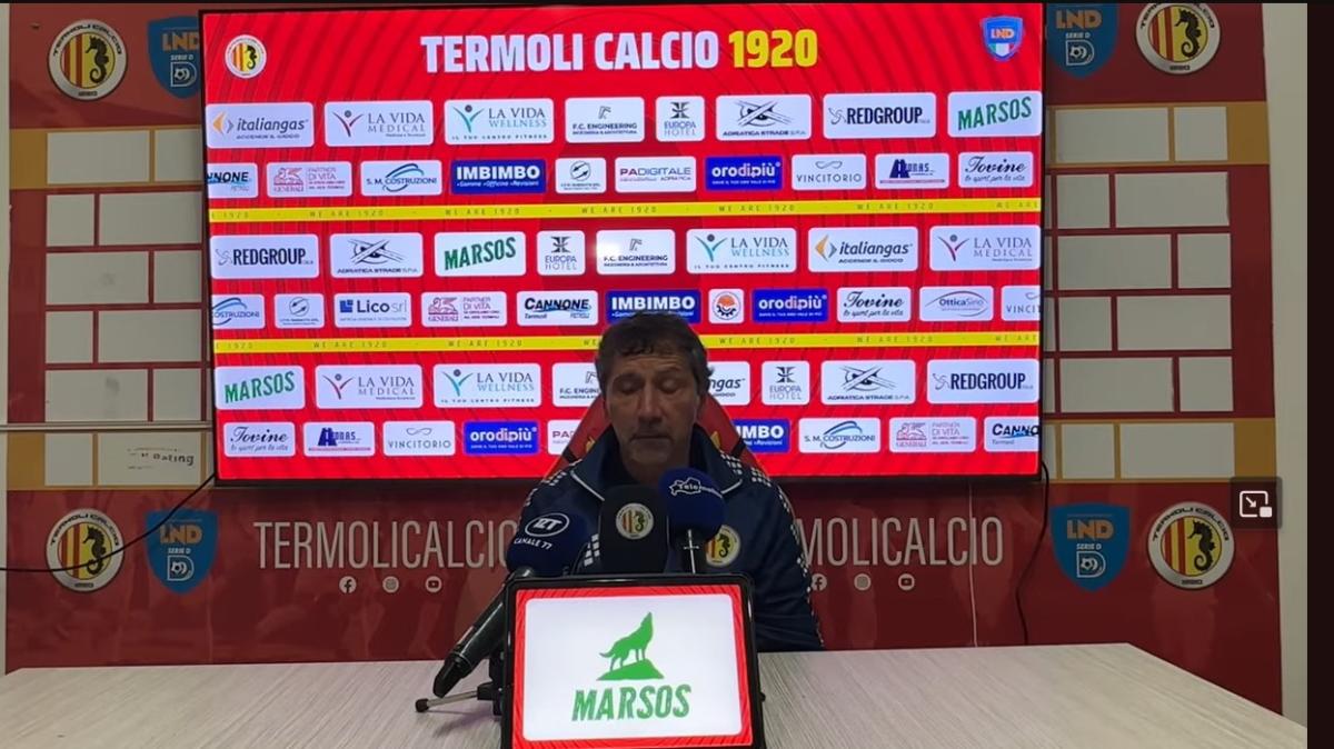 D'Adderio non le manda a dire dopo Termoli-Sora: «Stiamo nuotando con l'acqua alla bocca» 