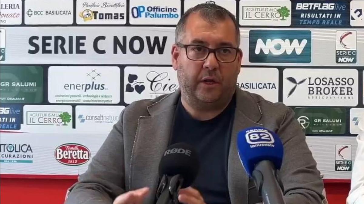 Picerno, l'appello del diggì Greco: «Uniti per la salvezza, niente divisioni»