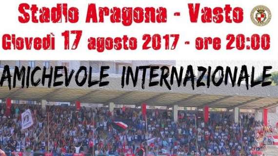 Vastese, giovedì 17 amichevole internazionale: arriva il Partizan Tirana