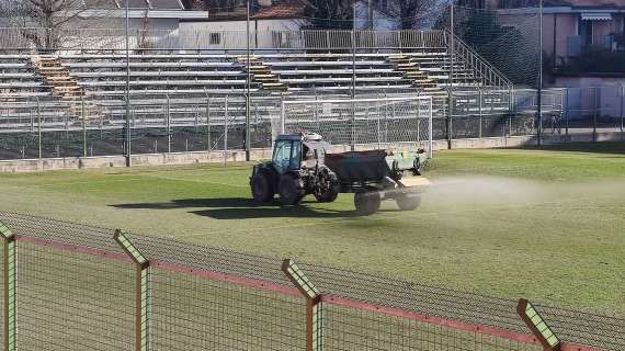 Mestre, manutenzione straordinaria al campo dello stadio Baracca