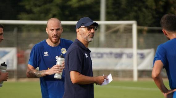 Savoia, mister Catalano: «Dobbiamo essere contenti per la grande prestazione fatta contro una squadra forte come la Reggina»
