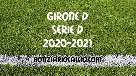 Serie D 2020-2021 - Girone D: risultati e classifica dopo i recuperi