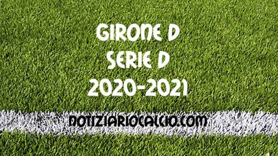 Serie D 2020-2021 - Girone D: risultati e classifica dopo il 13° turno