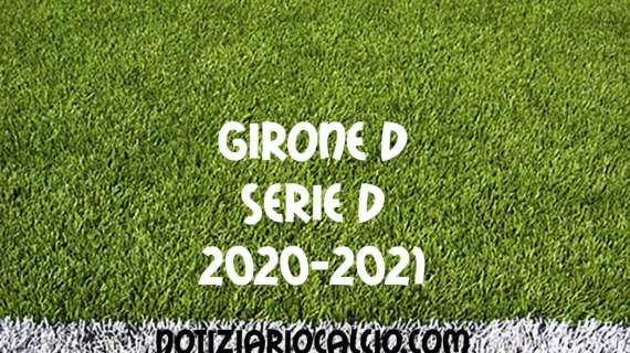 Serie D 2020-2021 - Girone D: risultati e classifica dopo il 4° turno