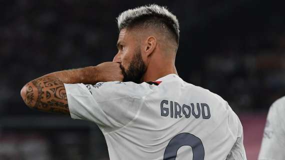 Giroud si fa male e tiene in ansia il Milan. Il francese: «Penso di farcela per il derby»