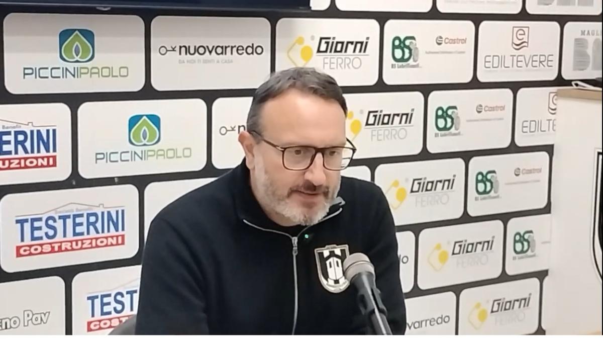 Sansepolcro, mister Ciampelli: «I punti di dicembre sono i più pesanti di tutta la stagione, la salvezza si gioca ora»