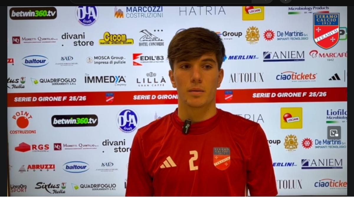 Salustri suona la carica per il Teramo: «Sarà un finale di stagione molto impegnativo, ma siamo pronti»