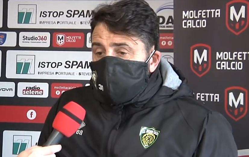 Bitonto, Loseto: «Due gol di vantaggio non bastano contro questo Molfetta»