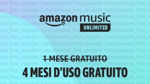 Amazon Music GRATIS per 4 mesi! Scopri come