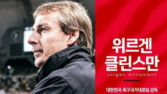 UFFICIALE: Jürgen Klinsmann è il nuovo C.T. della Corea del Sud
