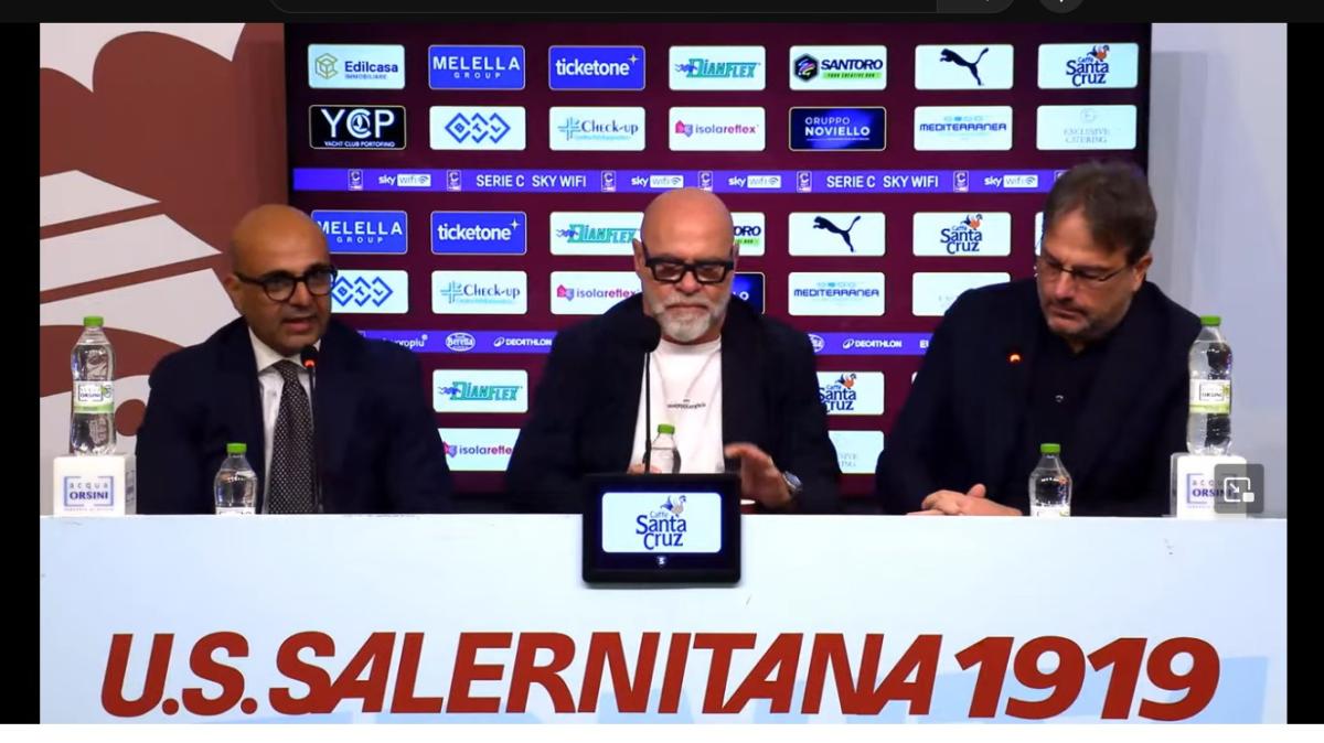 Faggiano presenta Serse Cosmi: «Non abbiamo avuto dubbi, cercavamo un condottiero che conoscesse il peso di Salerno»