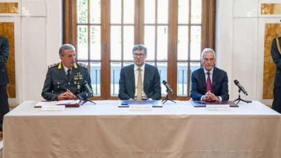 Sottoscritto il memorandum tecnico-operativo relativo ai rapporti di collaborazione tra la Guardia di Finanza e la FIGC 