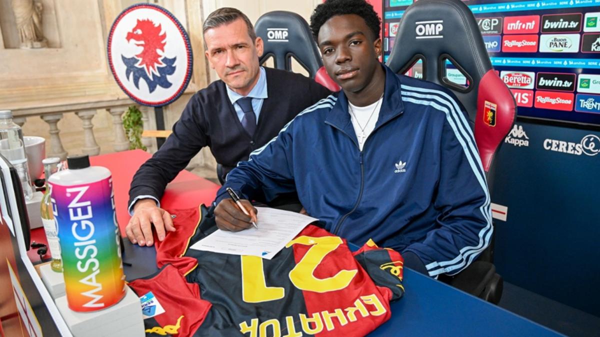 Jeff Ekhator rinnova con il Genoa: contratto fino al 2029 per il talento rossoblù