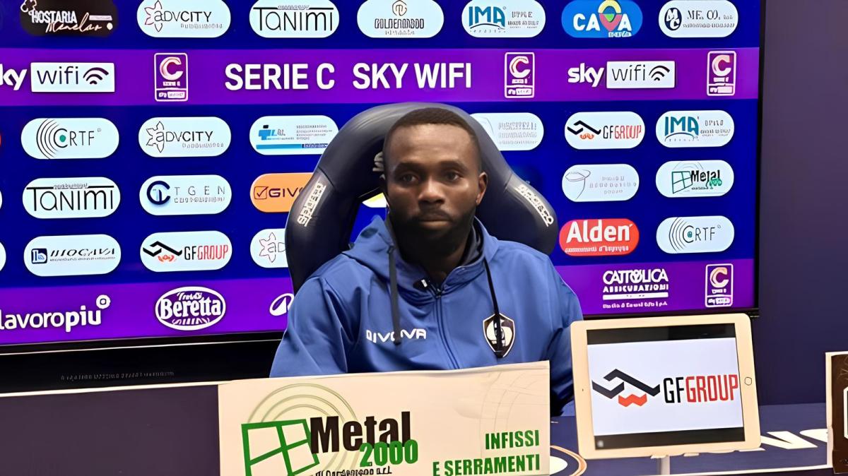 Cavese, Awua: «Fase difensiva solida e sacrificio di squadra, così ci salveremo»