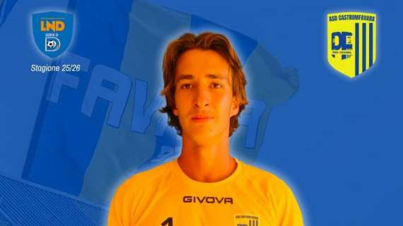 Castrumfavara rinforza la porta: ufficiale l'arrivo di Simone Gerlero