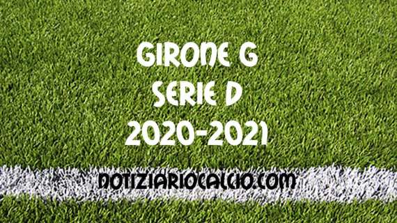 Serie D 2020-2021 - Girone G: risultati e classifica dopo il 13° turno