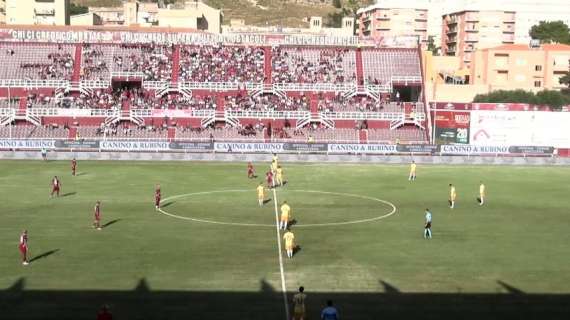 Coppa Italia di Seri D, dopo 45' è 0-0 al Provinciale tra Trapani e Follonica Gavorrano