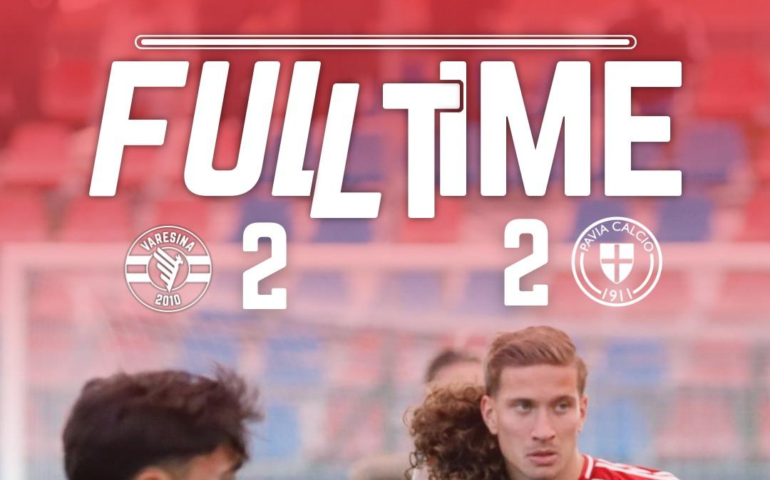 Dramma Varesina: da doppio vantaggio al pareggio subito al 94'. Il Pavia trova il 2-2 in extremis (2-2)