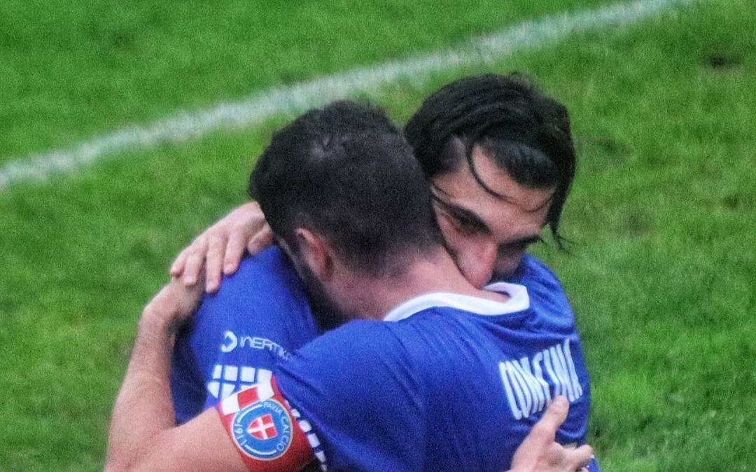 Il numero di calciatori a segno per ogni squadra del girone B di Serie D