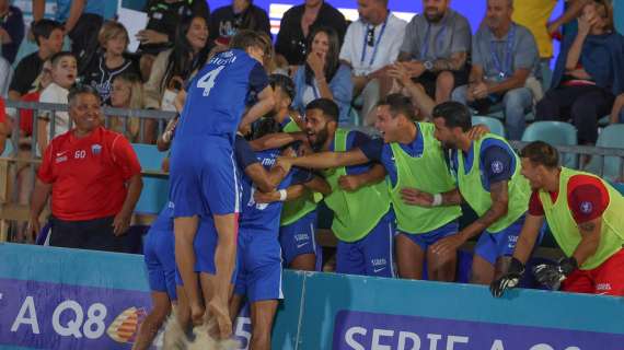 Beach soccer - Poule Scudetto Q8: Napoli chiude la tappa in testa alla classifica 