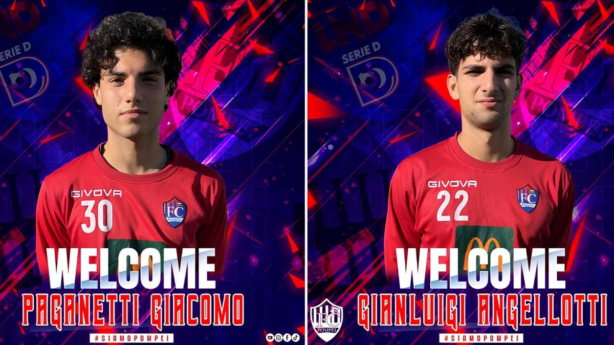 Pompei, doppio innesto di mercato: ecco Angellotti e Paganetti