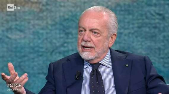 De Laurentiis da Fazio su Rai 3 annuncia: «Spalletti è un uomo libero. Si prenderà un anno sabbatico»