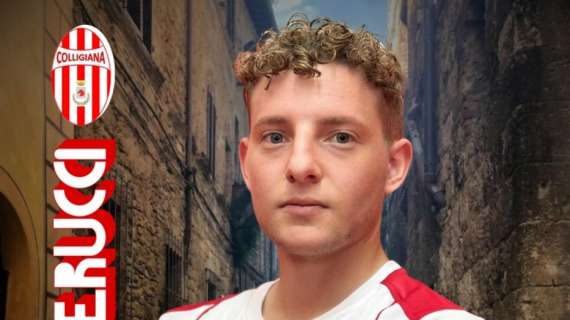 Colligiana, Pierucci rinnova la fiducia: quarta stagione in biancorosso per il centrocampista