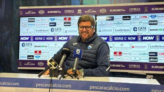 Pescara, Baldini: «Se non andiamo in serie B tolgo il disturbo»