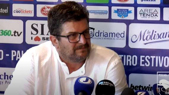 Pescara, mister Baldini: «Sappiamo che in questo campionato non possiamo abbassare la guardia»