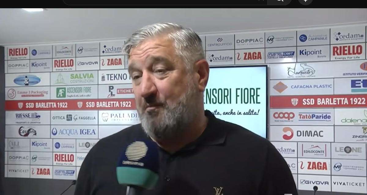 Barletta, De Santis non ha dubbi: «Momento fantastico, è venuto giù lo stadio»