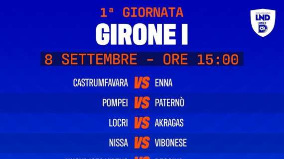 Serie D 2024 - 2025: Il calendario completo del Girone I