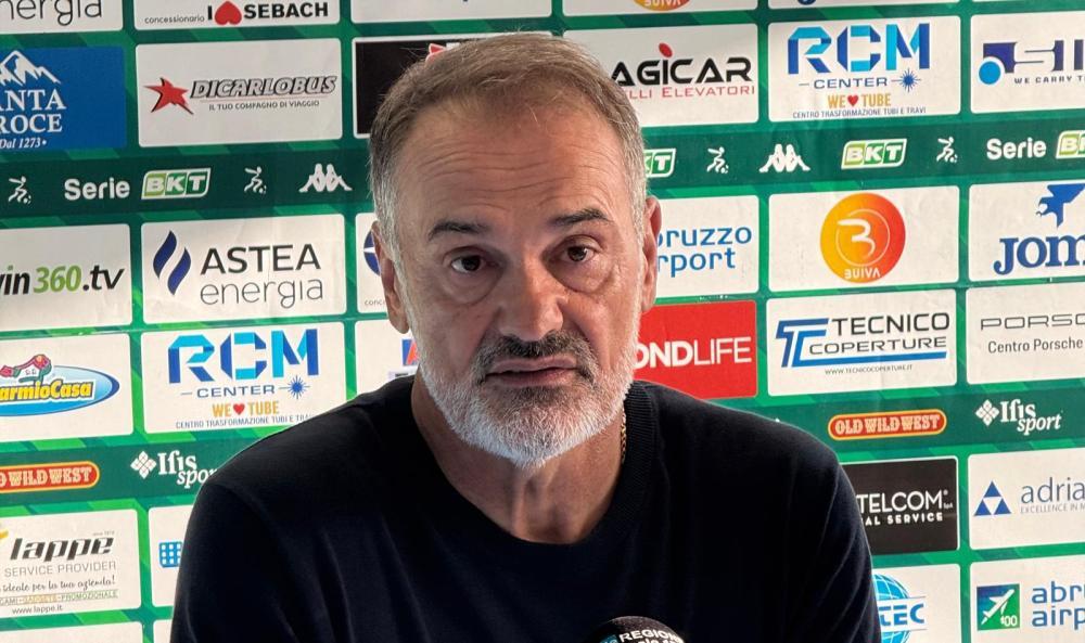 Pescara, Vivarini: «Serve ferocia mentale contro la Carrarese»