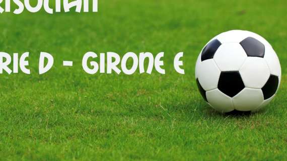 Serie D Girone E 15° turno, risultati e classifica